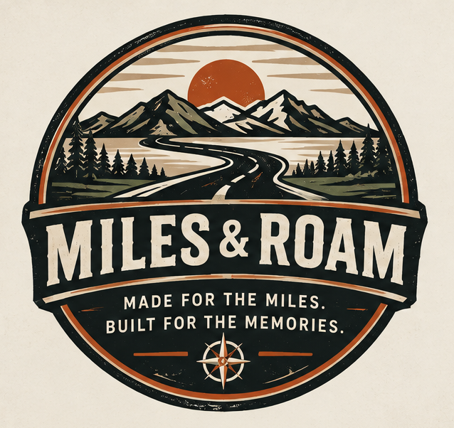 MILES & ROAM heritage emblem concept